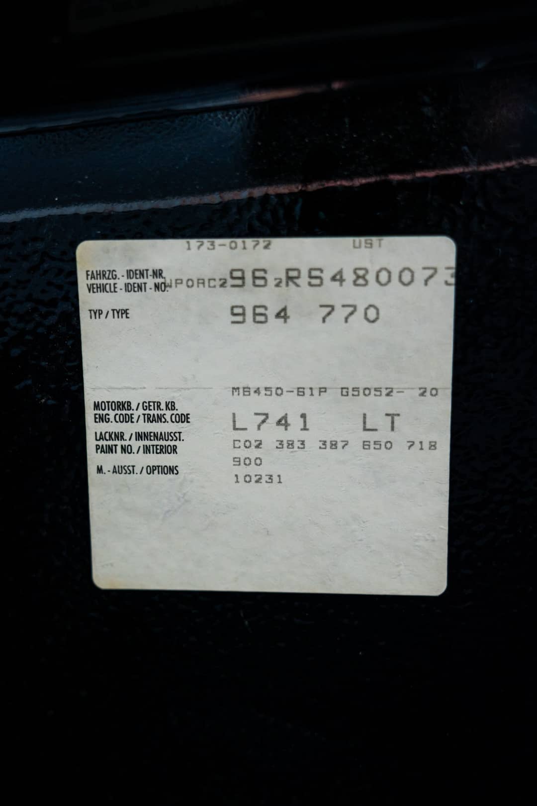 1994 Porsche 911 Turbo 3.6 — photo 33