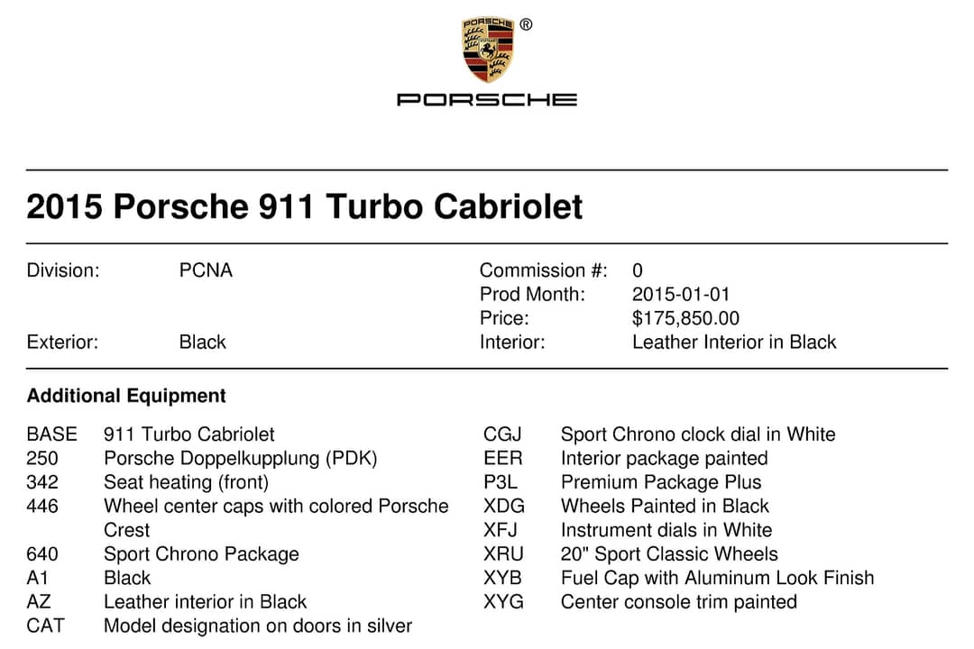2015 Porsche 911 Turbo — photo 71
