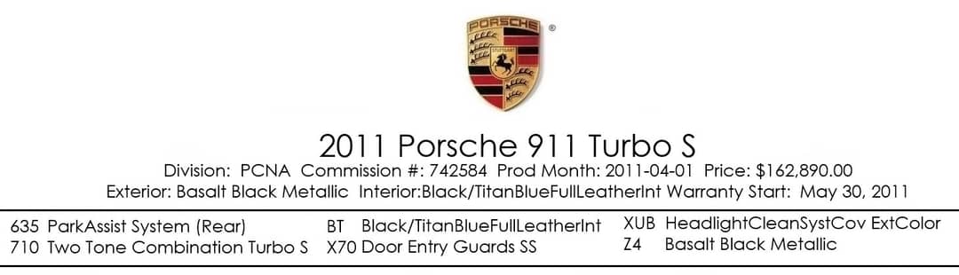 2011 Porsche 911 Turbo S — photo 5