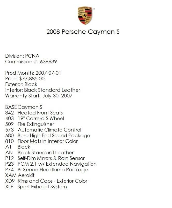 2008 Porsche Cayman S — photo 47