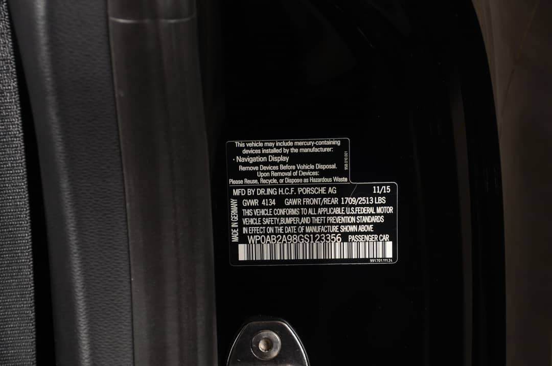 2016 Porsche 911 Carrera 4S — photo 16