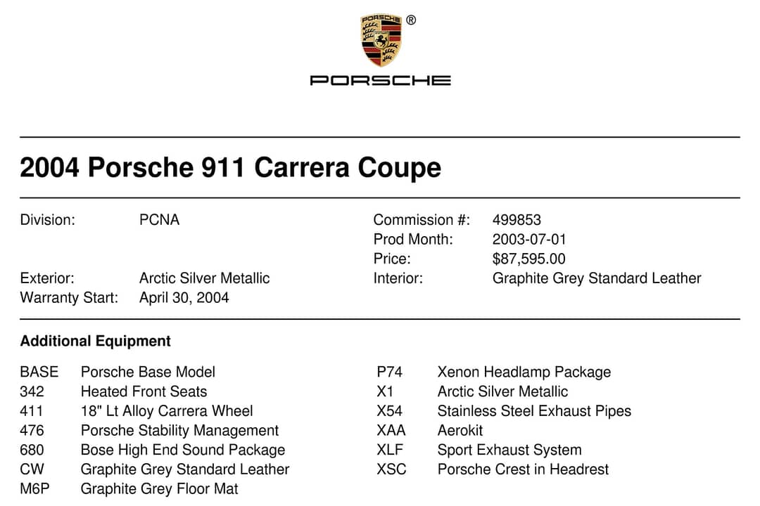 2004 Porsche 911 Carrera — photo 5