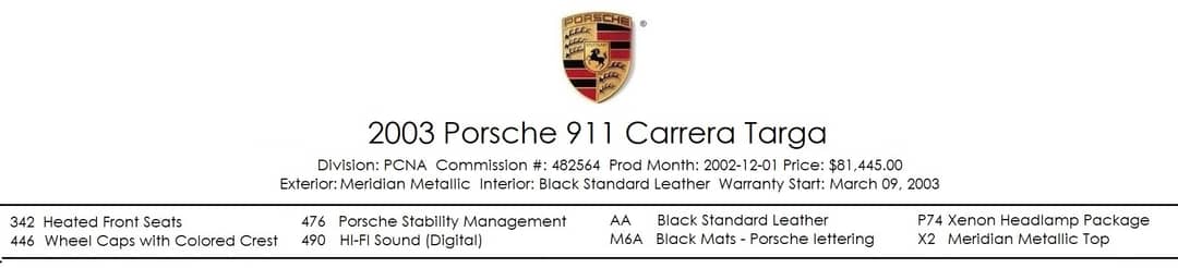 2003 Porsche 911 Targa — photo 5