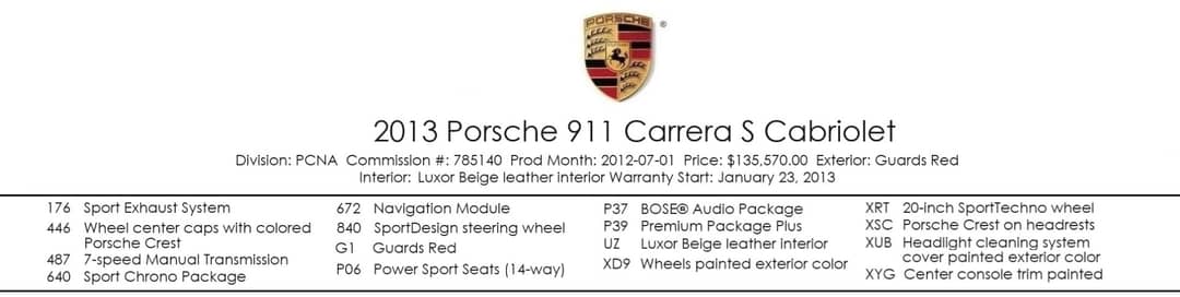 2013 Porsche 911 Carrera S — photo 5