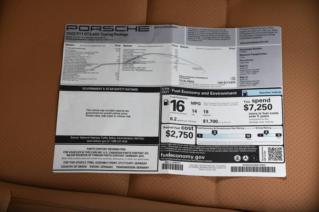 2022 Porsche 911 GT3 Touring — photo 45