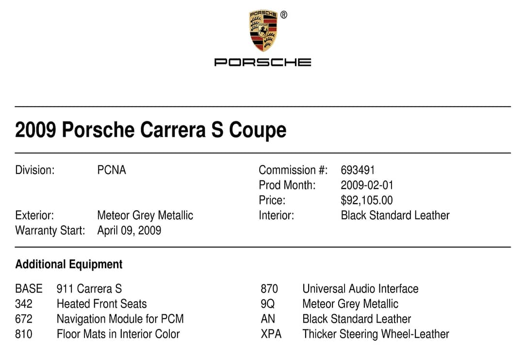 2009 Porsche 911 Carrera S — photo 42
