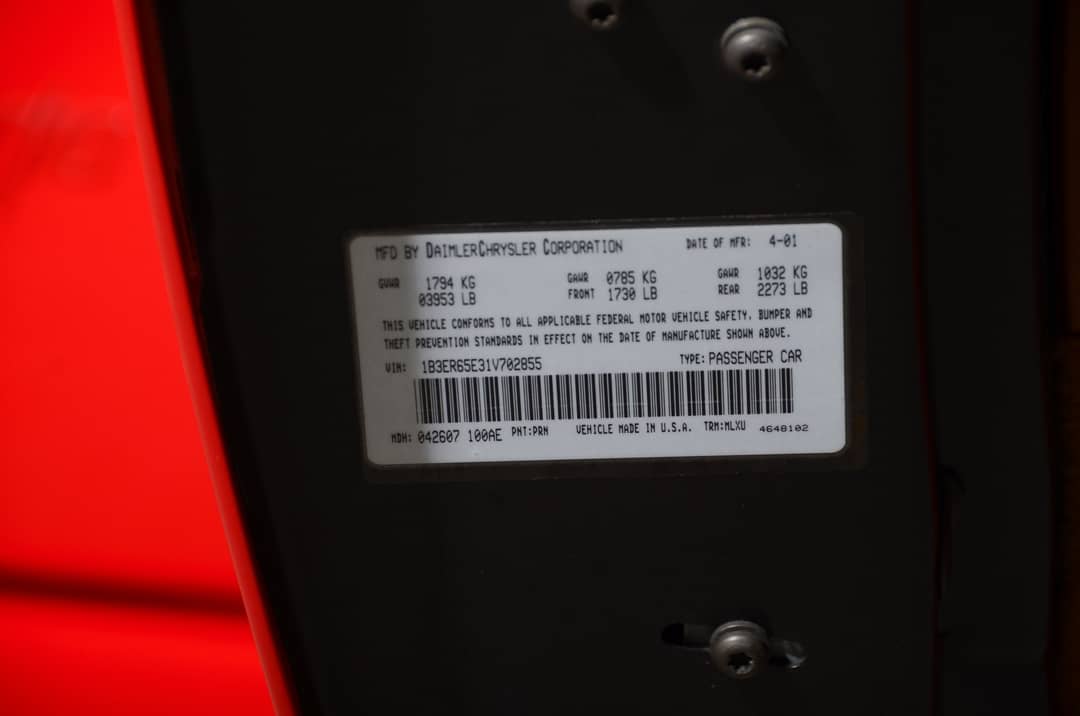 2001 Dodge Viper RT/10 — photo 37