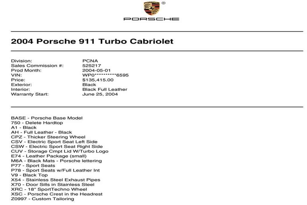 2004 Porsche 911 Turbo — photo 44