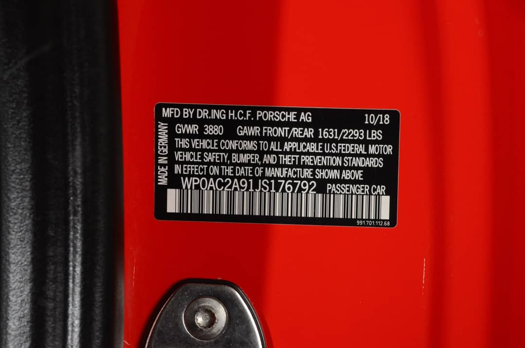 2018 Porsche 911 GT3 — photo 16