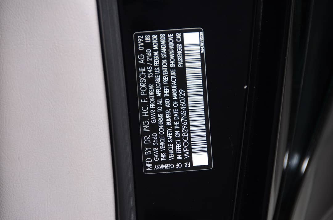 1992 Porsche 911 America Roadster — photo 54