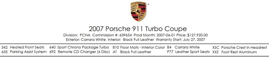 2007 Porsche 911 Turbo — photo 5