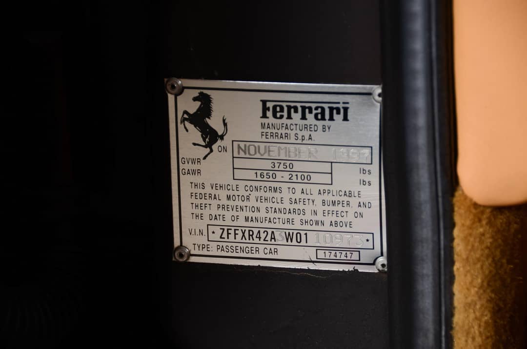 1998 Ferrari F355 GTS — photo 44