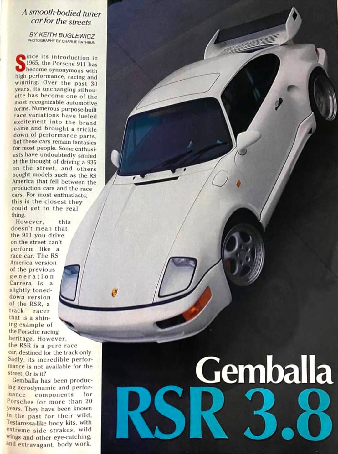 1993 Porsche 911 Gemballa RSR 3.8 — photo 36