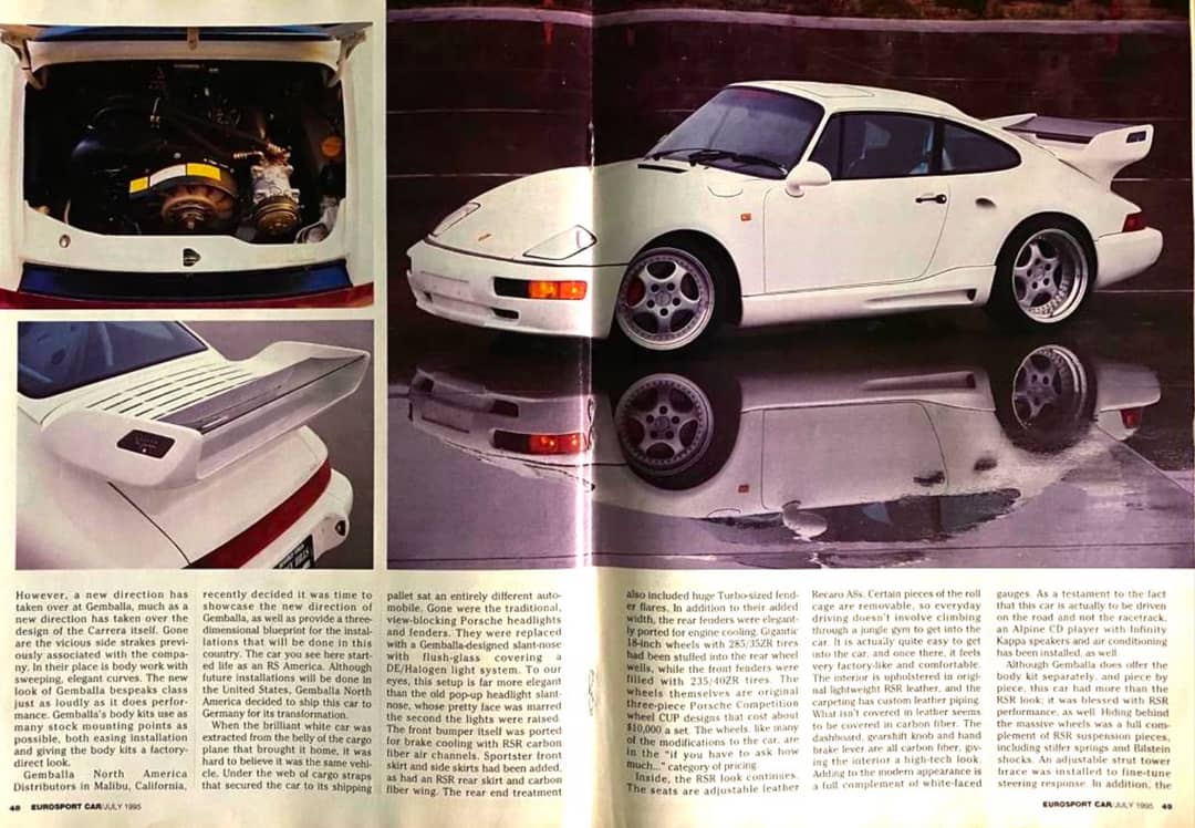 1993 Porsche 911 Gemballa RSR 3.8 — photo 37