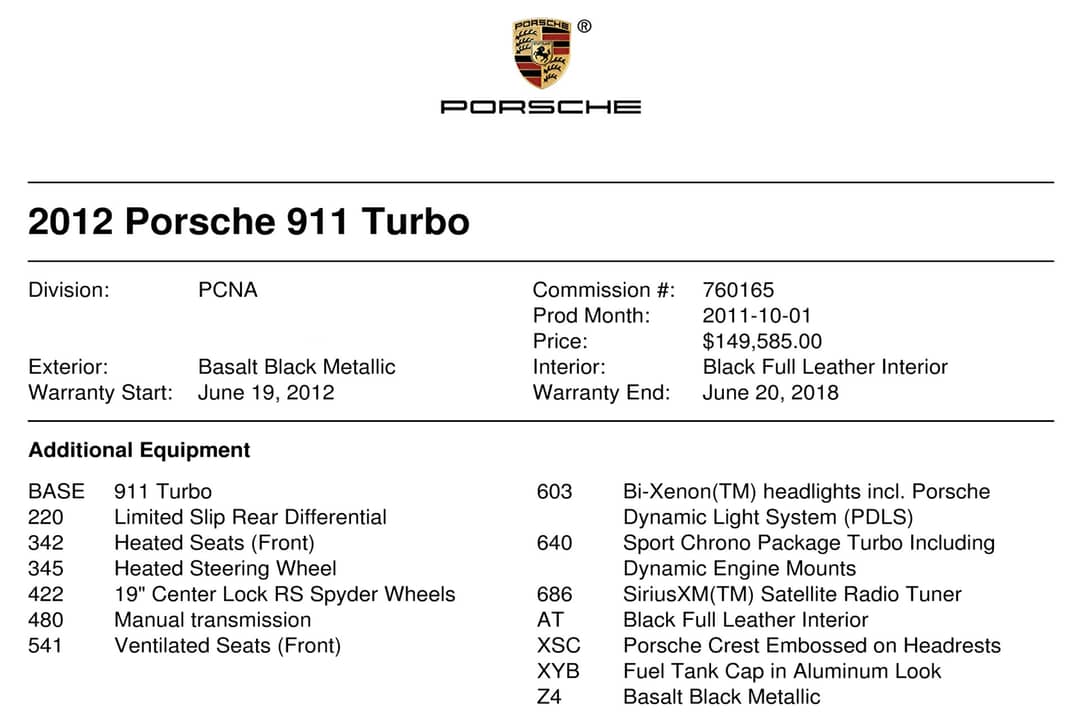 2012 Porsche 911 Turbo — photo 41