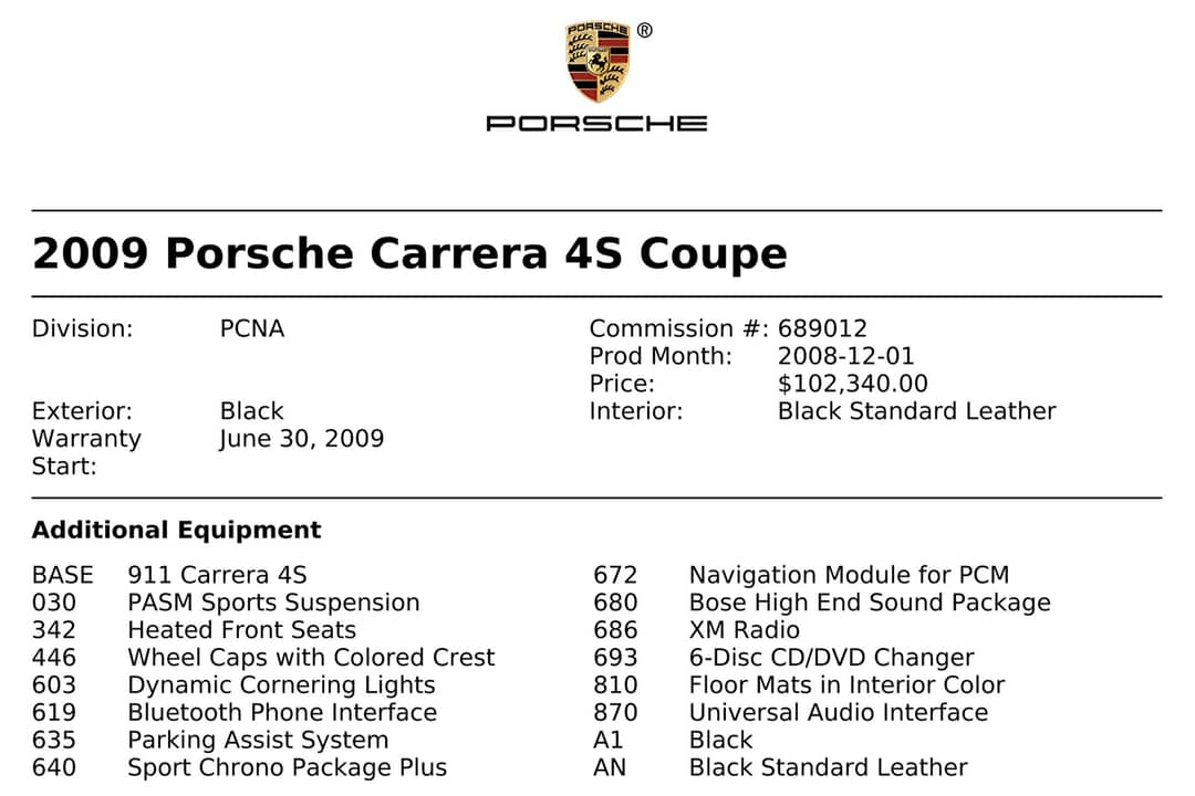 2009 Porsche 911 Carrera 4S — photo 44