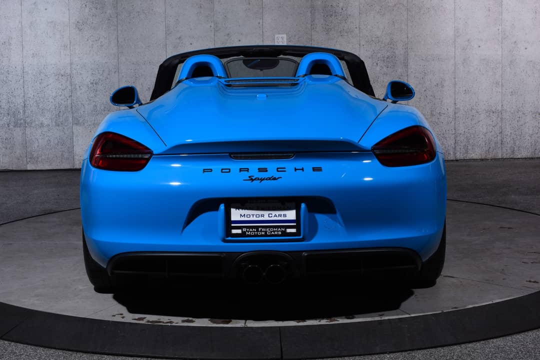 2016 Porsche Boxster Spyder — photo 10
