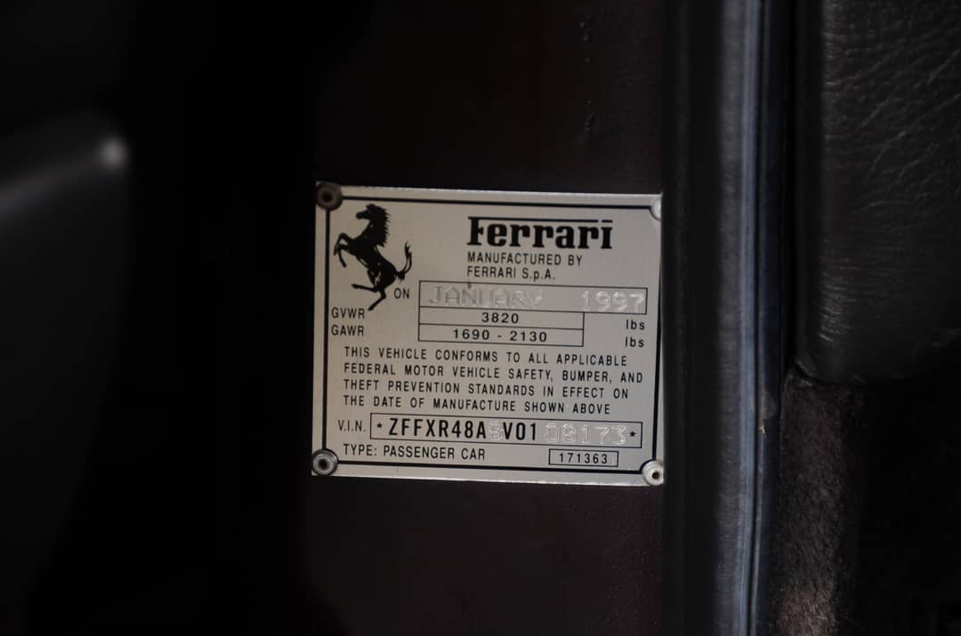 1997 Ferrari F355 Spider — photo 31
