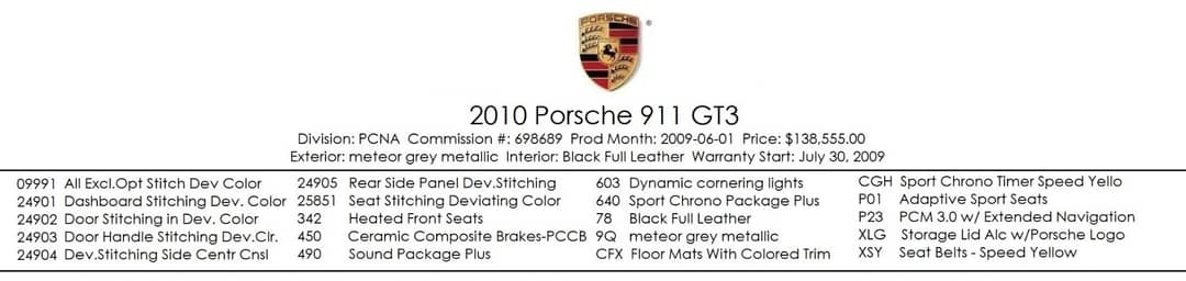 2010 Porsche 911 GT3 — photo 5