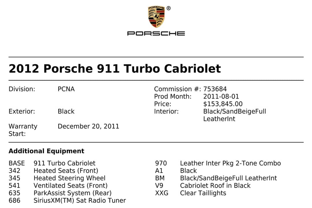 2012 Porsche 911 Turbo — photo 47