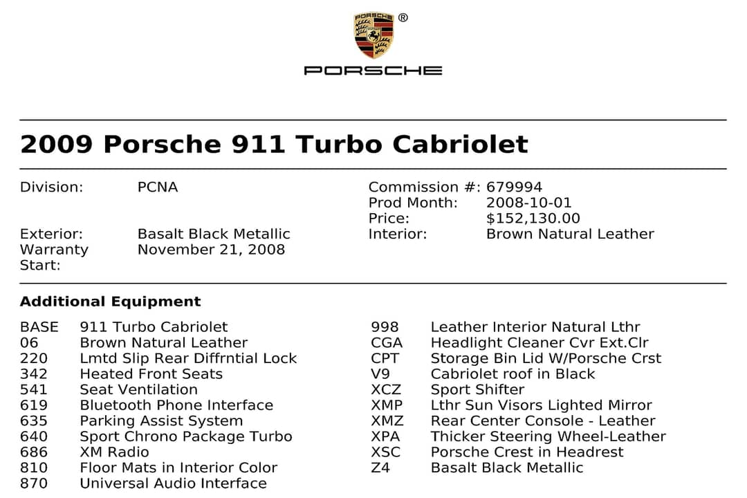 2009 Porsche 911 Turbo — photo 53