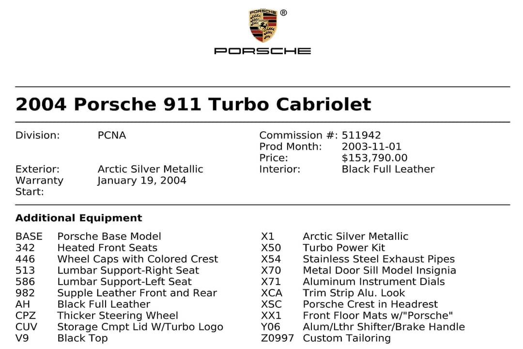 2004 Porsche 911 Turbo X50 — photo 47