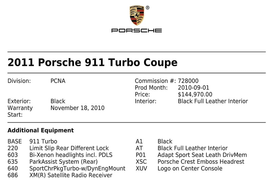 2011 Porsche 911 Turbo — photo 44