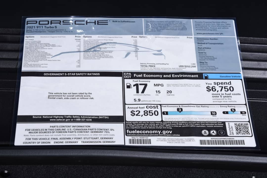 2021 Porsche 911 Turbo S — photo 39