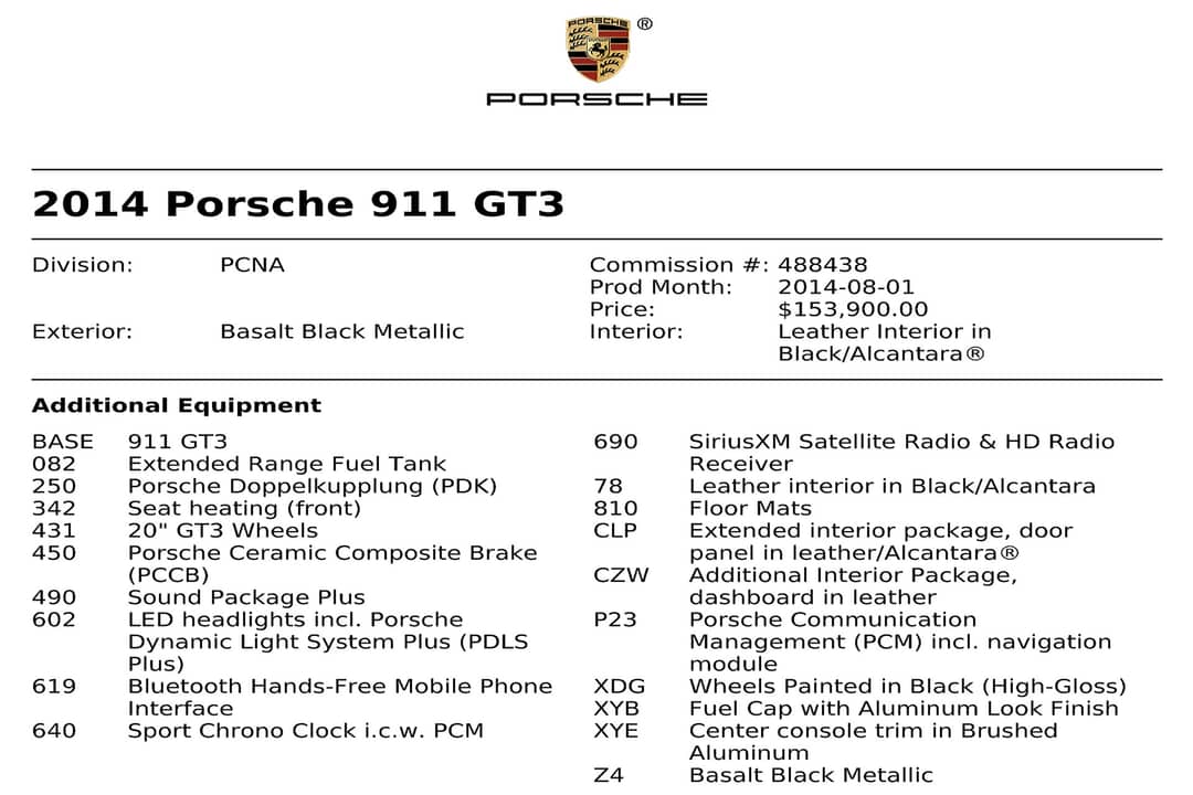 2014 Porsche 911 GT3 — photo 2