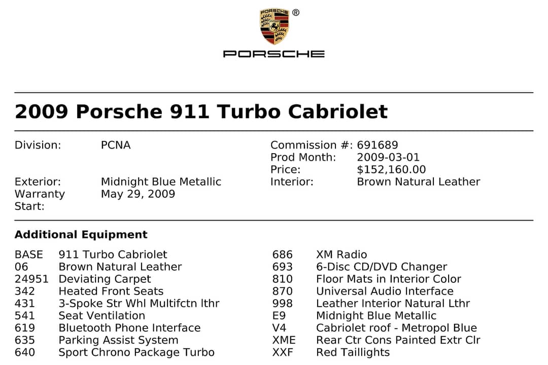 2009 Porsche 911 Turbo — photo 35