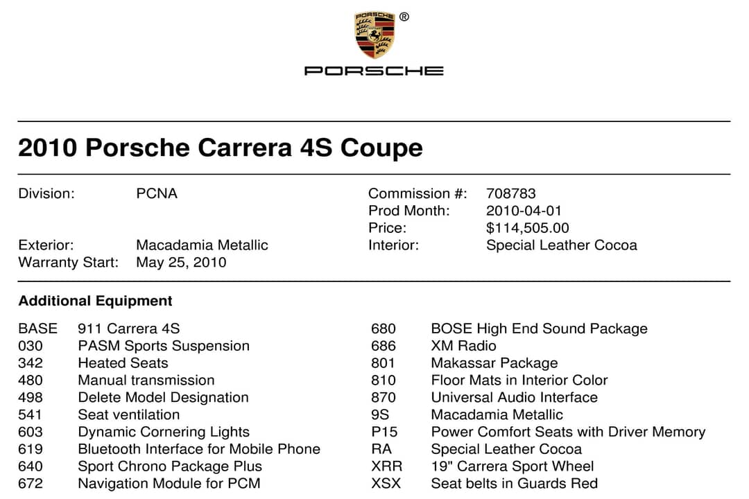 2010 Porsche 911 Carrera 4S — photo 41
