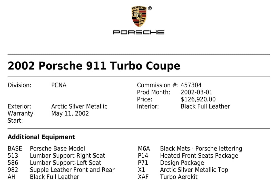 2002 Porsche 911 Turbo — photo 36