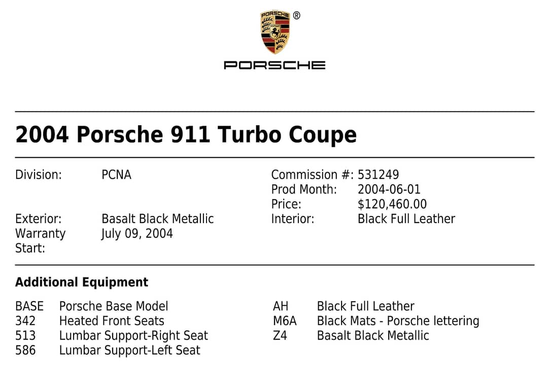2004 Porsche 911 Turbo — photo 47