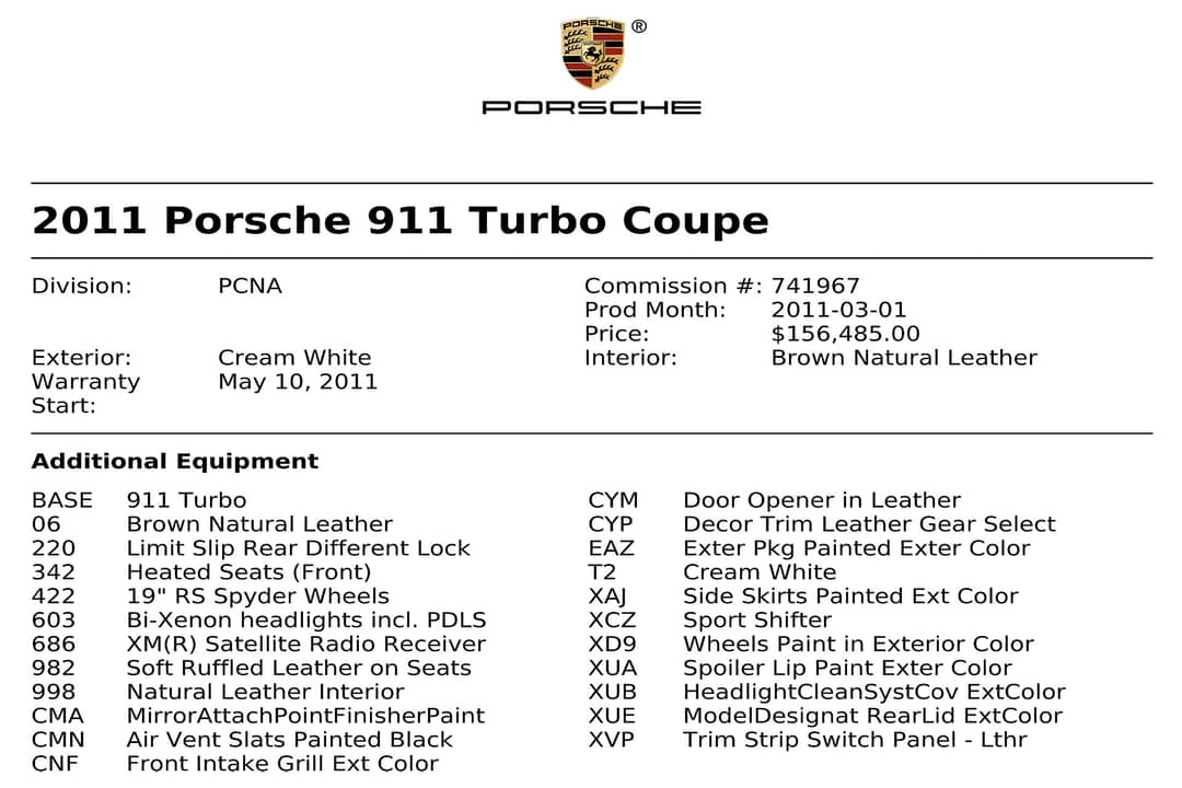 2011 Porsche 911 Turbo — photo 31