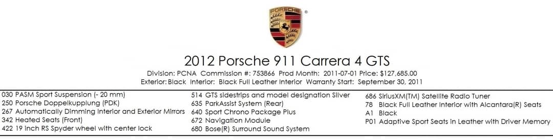 2012 Porsche 911 Carrera 4 GTS — photo 5