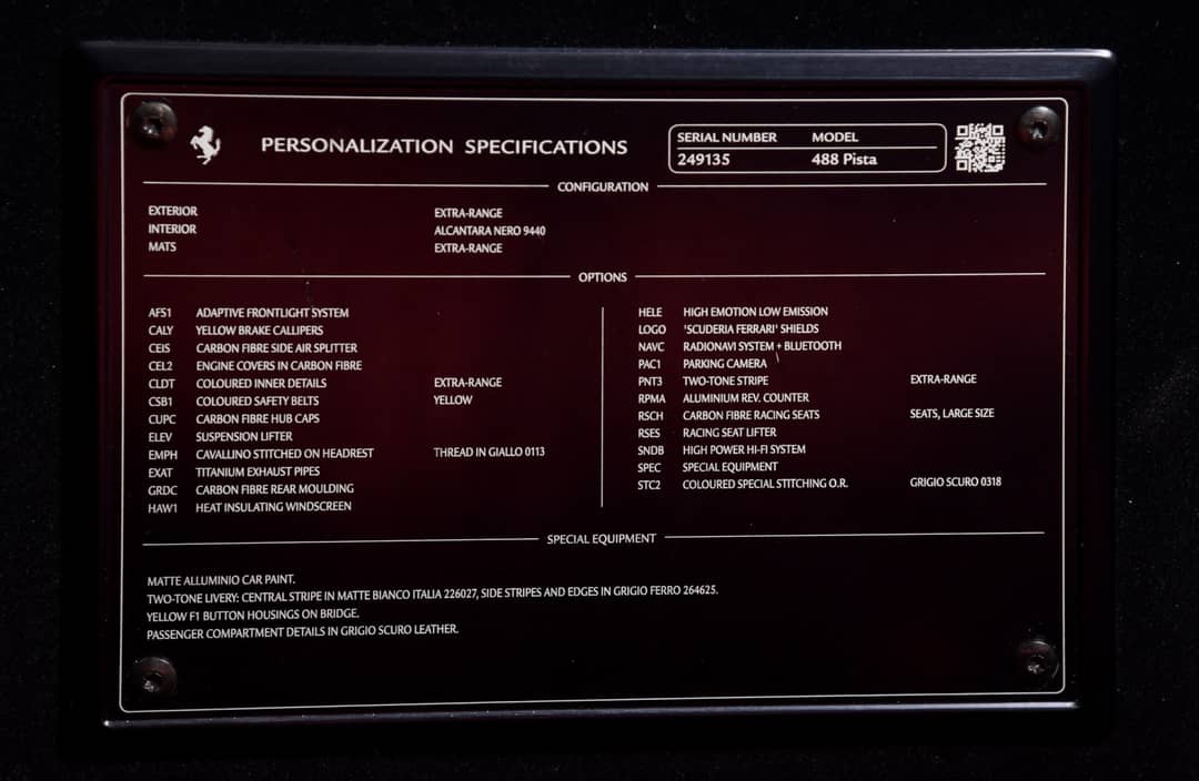 2020 Ferrari 488 Pista — photo 42