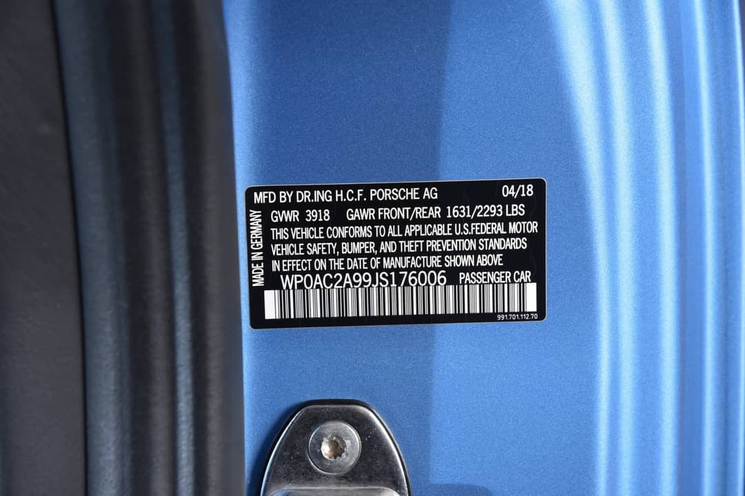 2018 Porsche 911 GT3 — photo 49