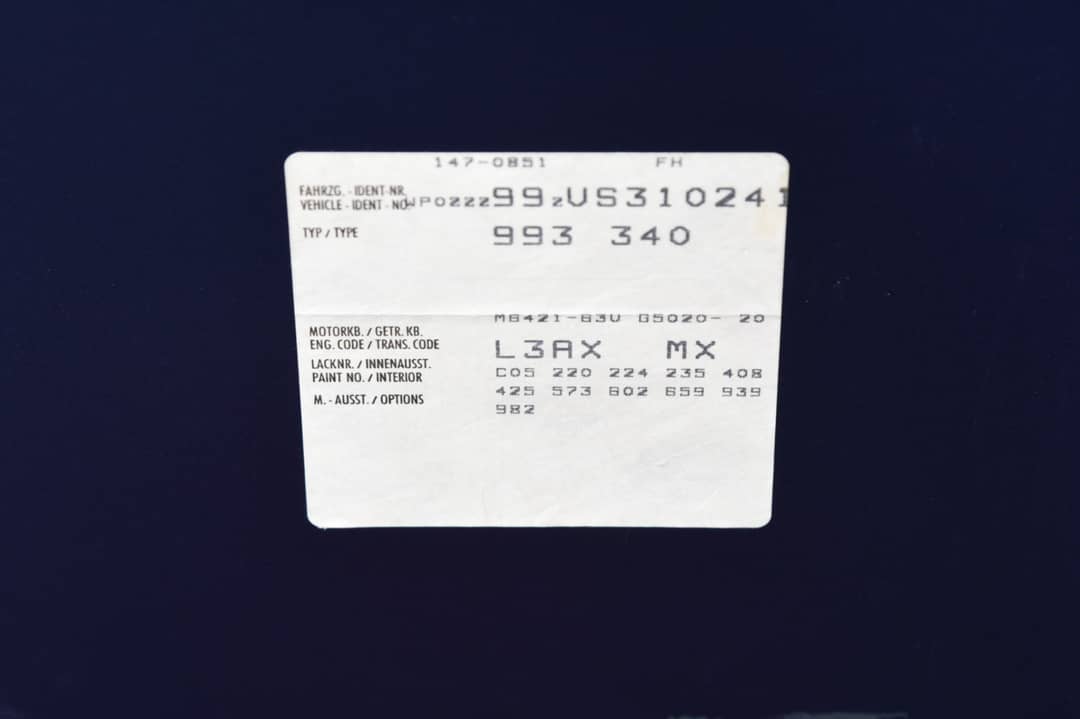 1997 Porsche 911 Carrera S — photo 27