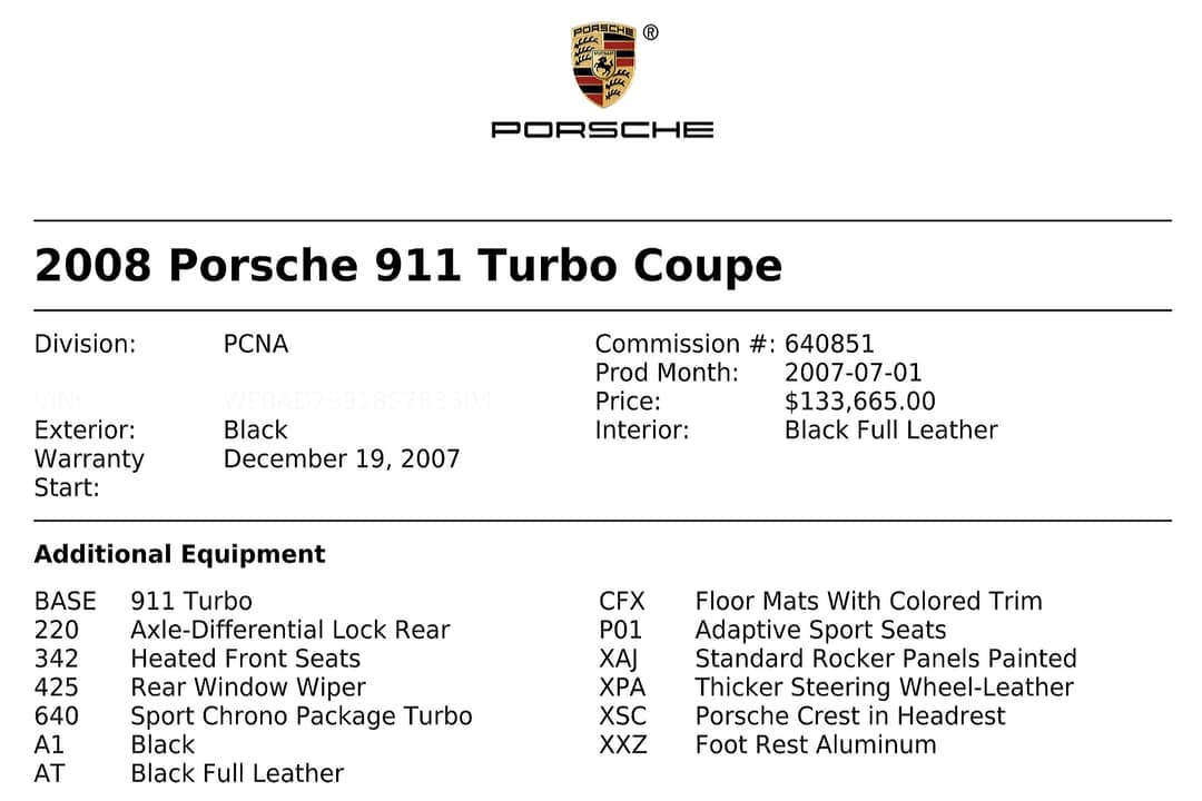 2008 Porsche 911 Turbo — photo 41