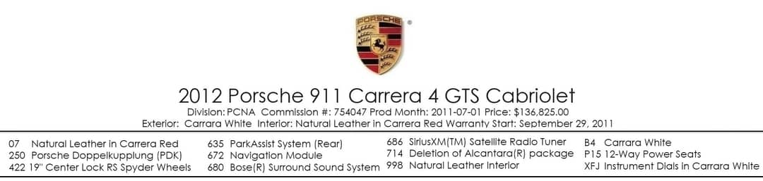 2012 Porsche 911 Carrera 4 GTS — photo 5
