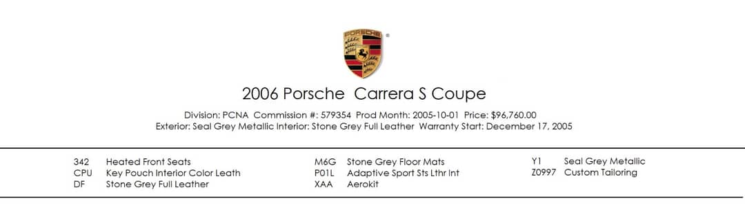 2006 Porsche 911 Carrera S — photo 52