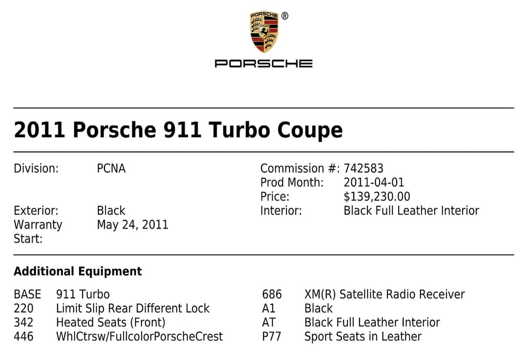 2011 Porsche 911 Turbo — photo 34