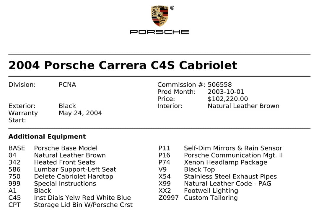 2004 Porsche 911 Carrera 4S — photo 12