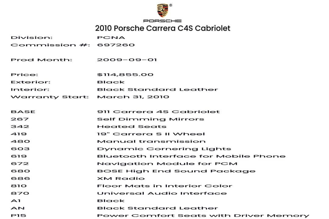 2010 Porsche 911 Carrera 4S — photo 18