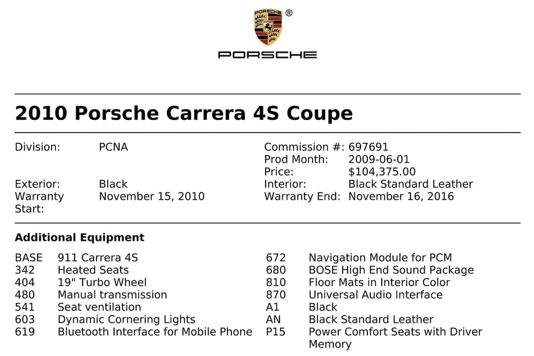 2010 Porsche 911 Carrera 4S — photo 29