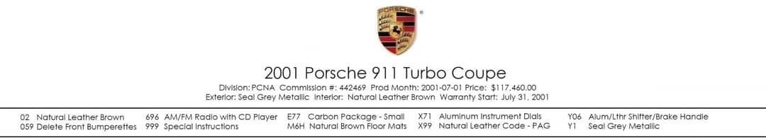 2001 Porsche 911 Turbo — photo 5