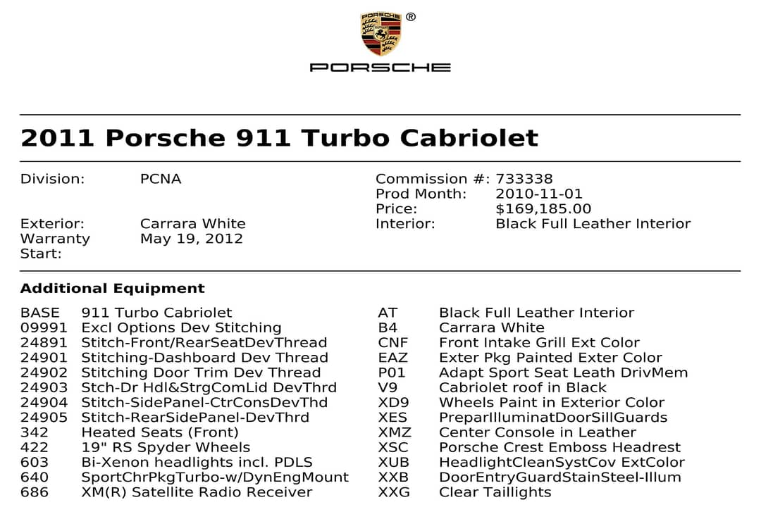 2011 Porsche 911 Turbo — photo 54