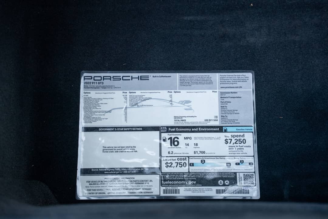 2022 Porsche 911 GT3 — photo 38