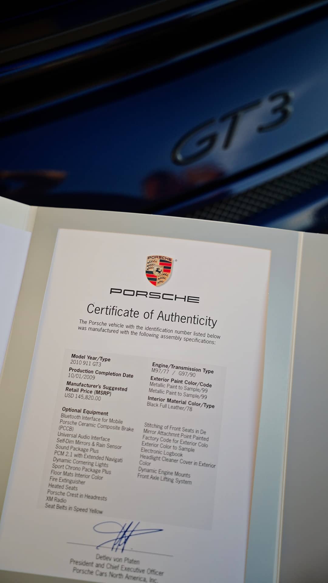 2010 Porsche 911 GT3 — photo 18