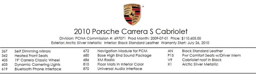 2010 Porsche 911 Carrera S — photo 5